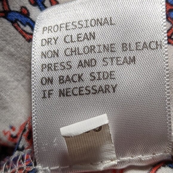 ARTISAN NY  Keyhole Tassel Tie Neckline Sleeveless Boho Print Rayon Top - Picture 8 of 11